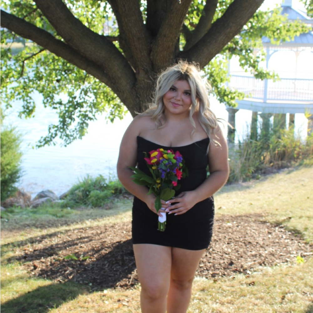 House of CB Black Mini Dress